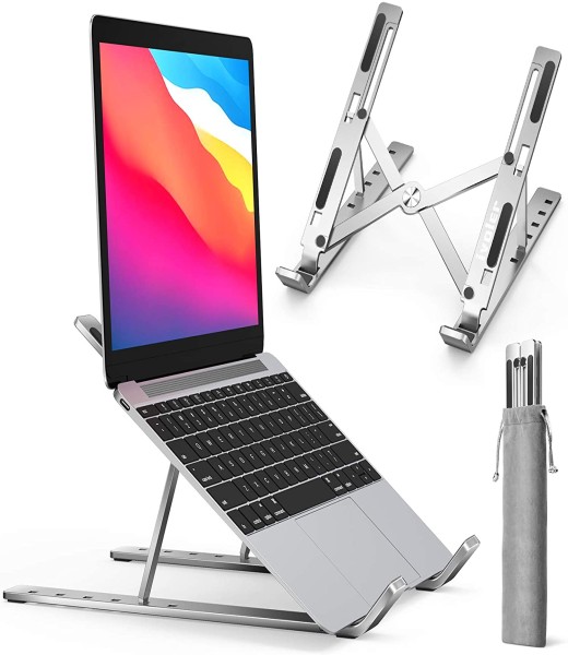 Aluminum Alloy Adjustable Portable Folding Notebook Stand/Foldable Laptop Stand